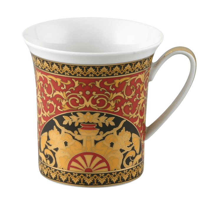 Rosenthal Hrnček s uchom Ikarus, Versace Medusa Red, 350 ml 19315-409605-15505