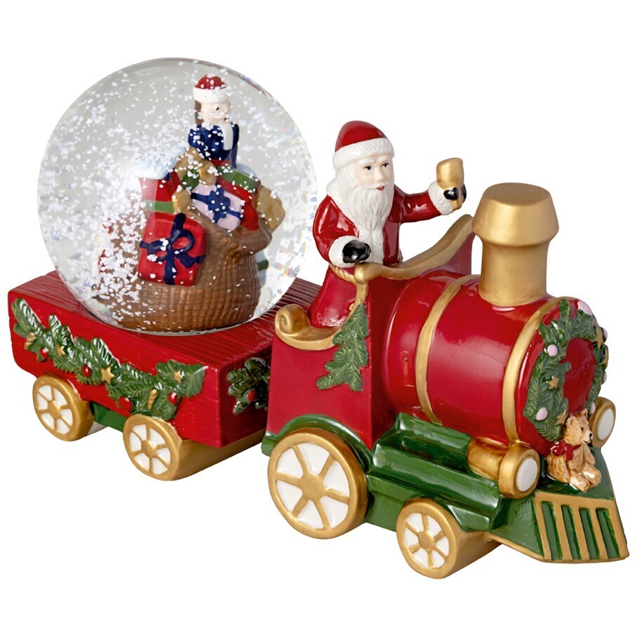 Villeroy & Boch Vianočný vláčik so snežitkom, Christmas Toys, 22 cm 14-8327-6696