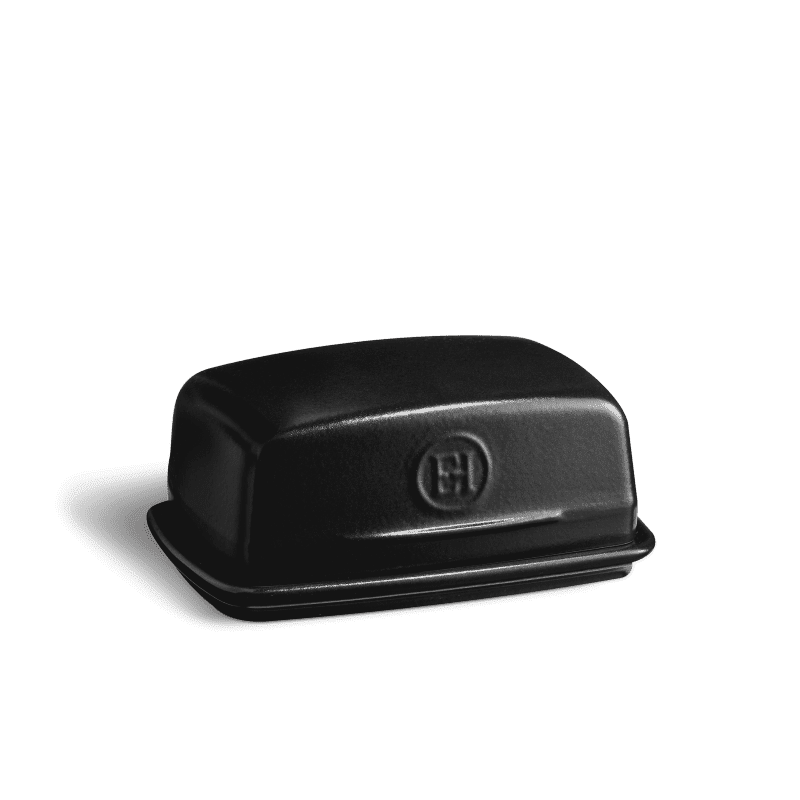 Emile Henry Dóza na maslo, 17 x 11,5 cm, čierna 710225