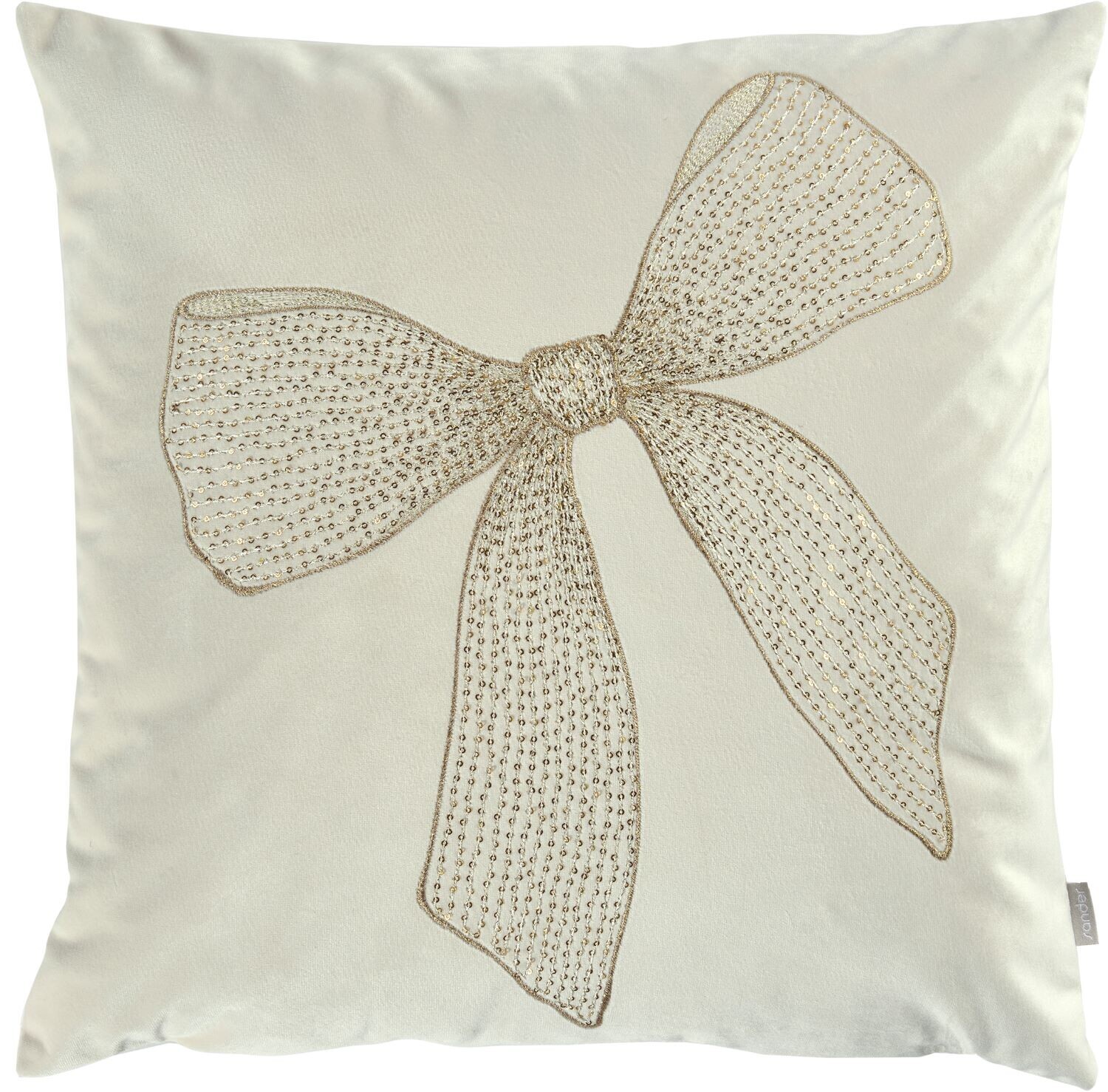 Sander Dekoratívna obliečka na vankúš Ribbon, 40 x 40 cm, creme 826286-49