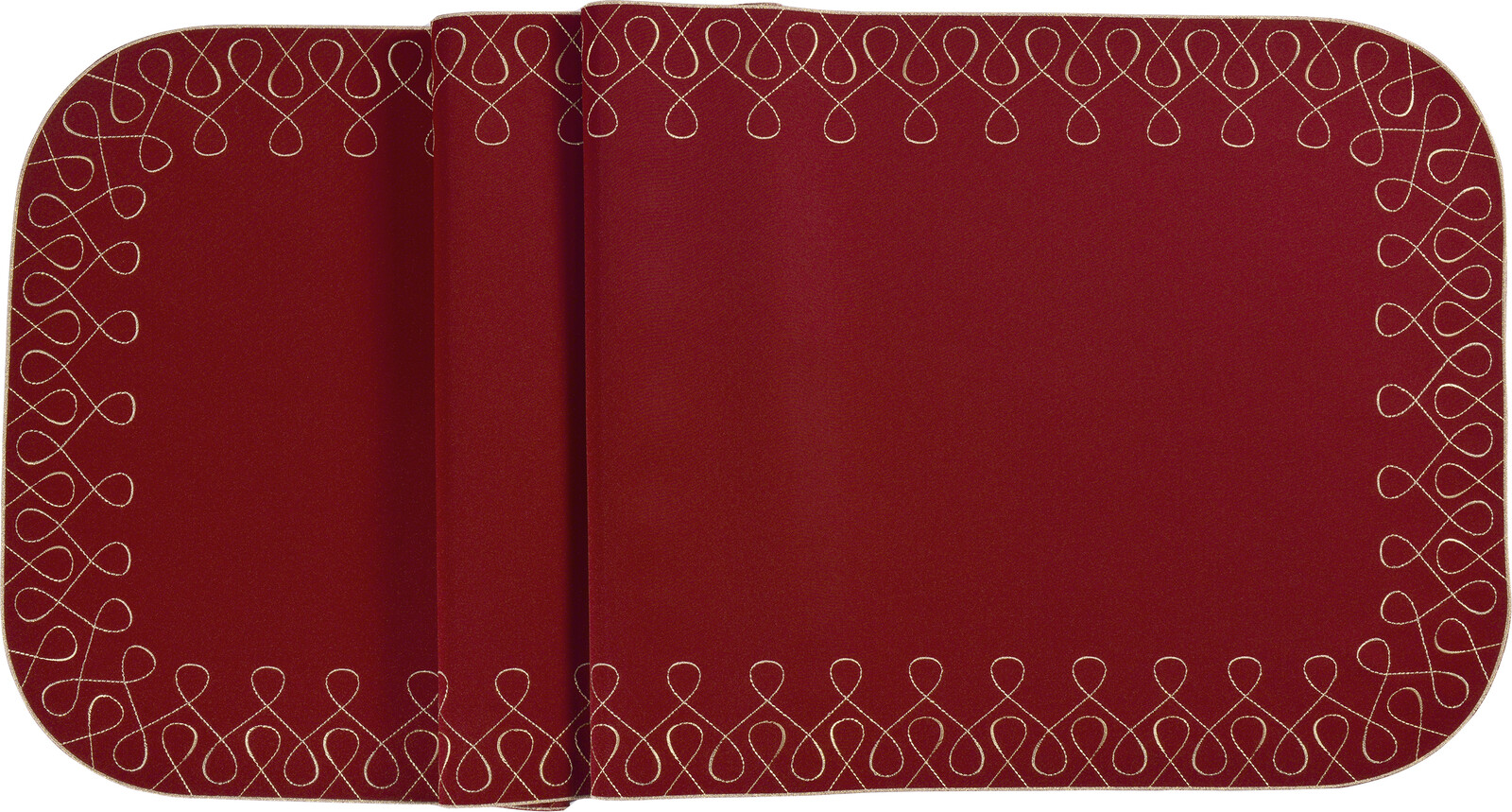 Sander Behúň na stôl Curly, 50 x 150 cm, burgundy 826869-26