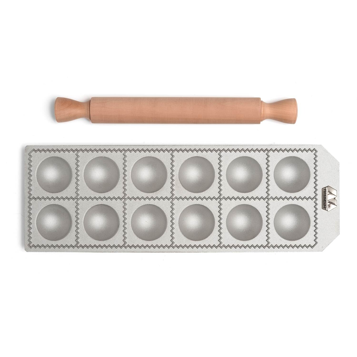Marcato Forma na okrúhle ravioli, 12 ks + valček RA-T55X12-CLS