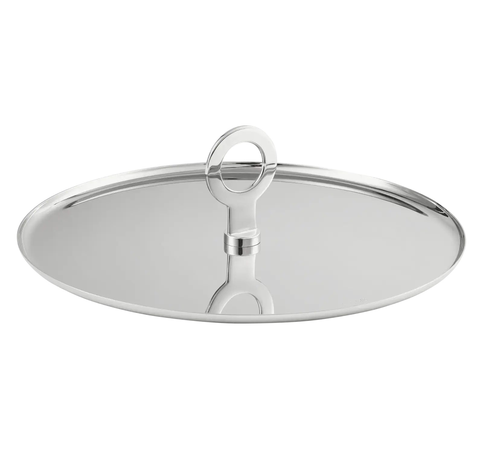 Christofle Nerezový servírovací tác, Oh, Ø 27 cm B05948205