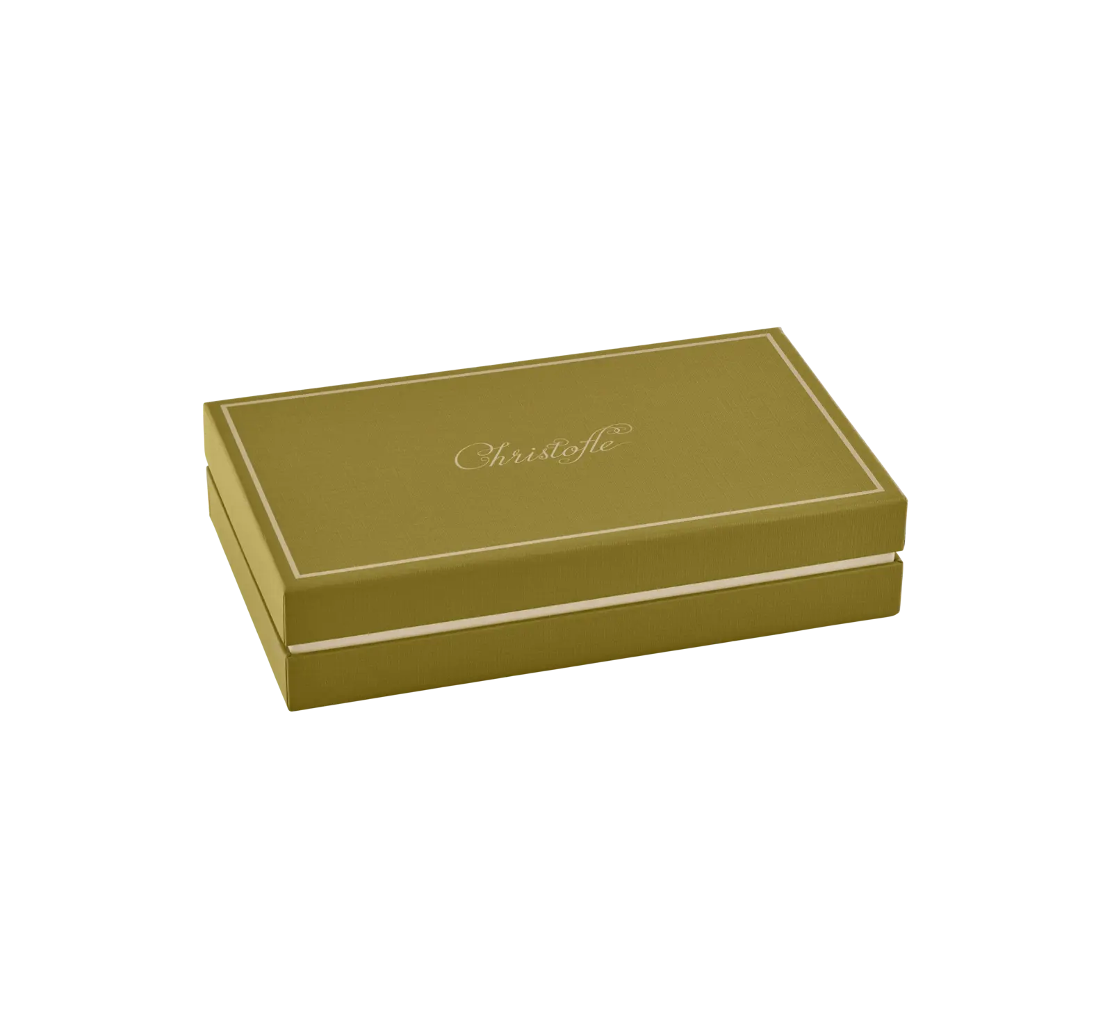 Christofle Dětský postříbřený příbor (lžička, vidlička), Talisman, béžová  B00101334