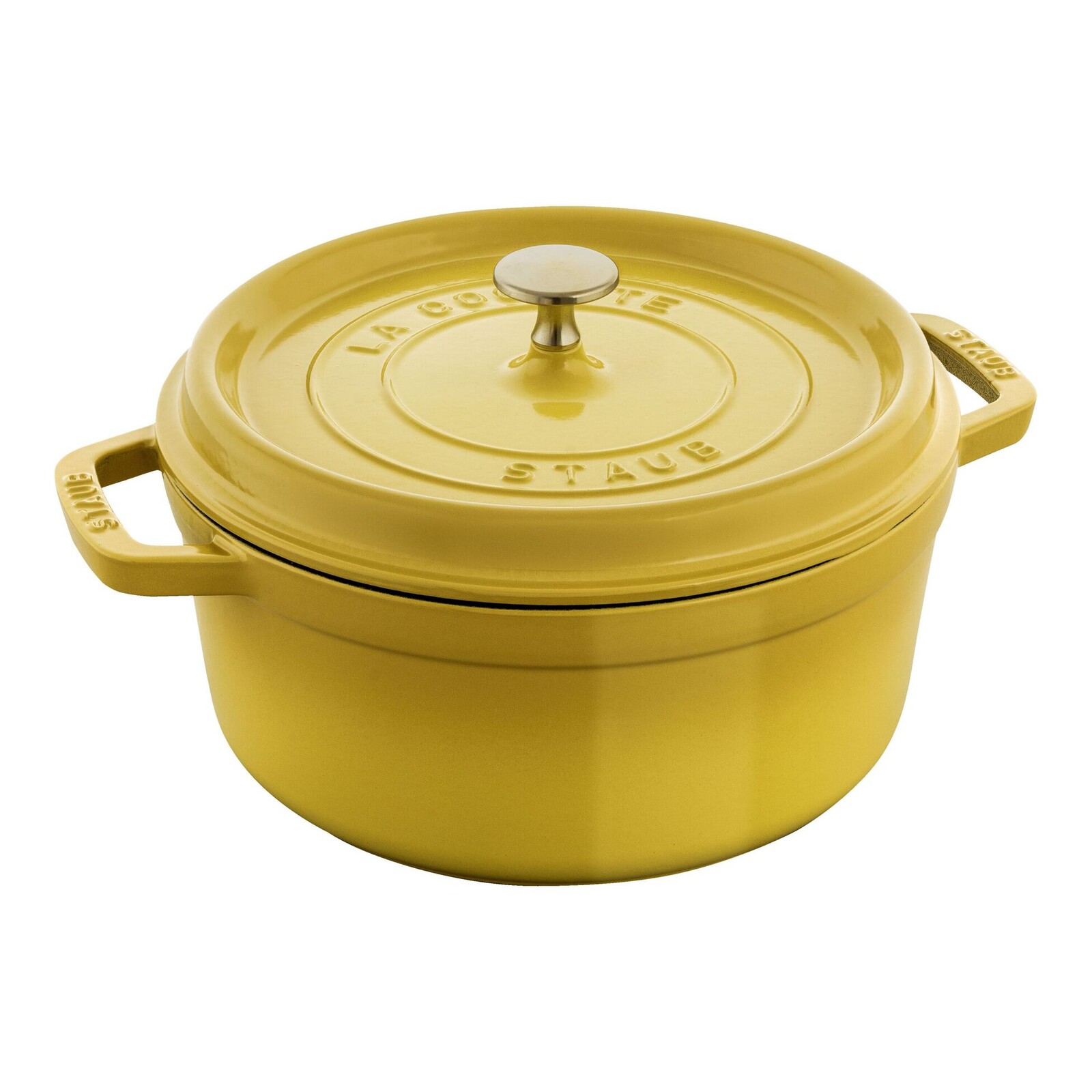 Staub Liatinový hrniec s pokrievkou Cocotte, 24 cm / 3,8 l, citrónová 1029060