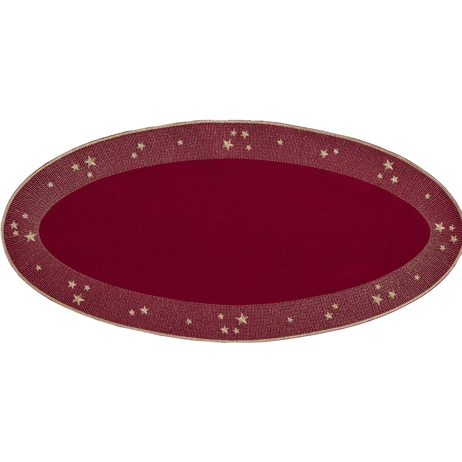 Sander Oválne prestieranie Starlight, 28 x 58 cm, burgundy 826953-26
