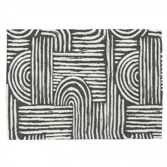 Sander Žakárové prestieranie Arcus, 35 x 50 cm, black 521564-39