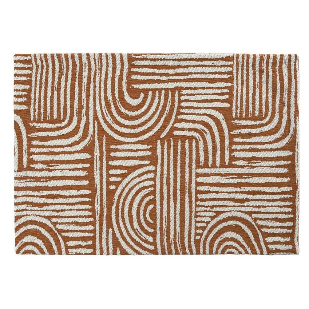 Sander Žakárový behúň na stôl Arcus, 40 x 100 cm, burnt sienna 521568-83