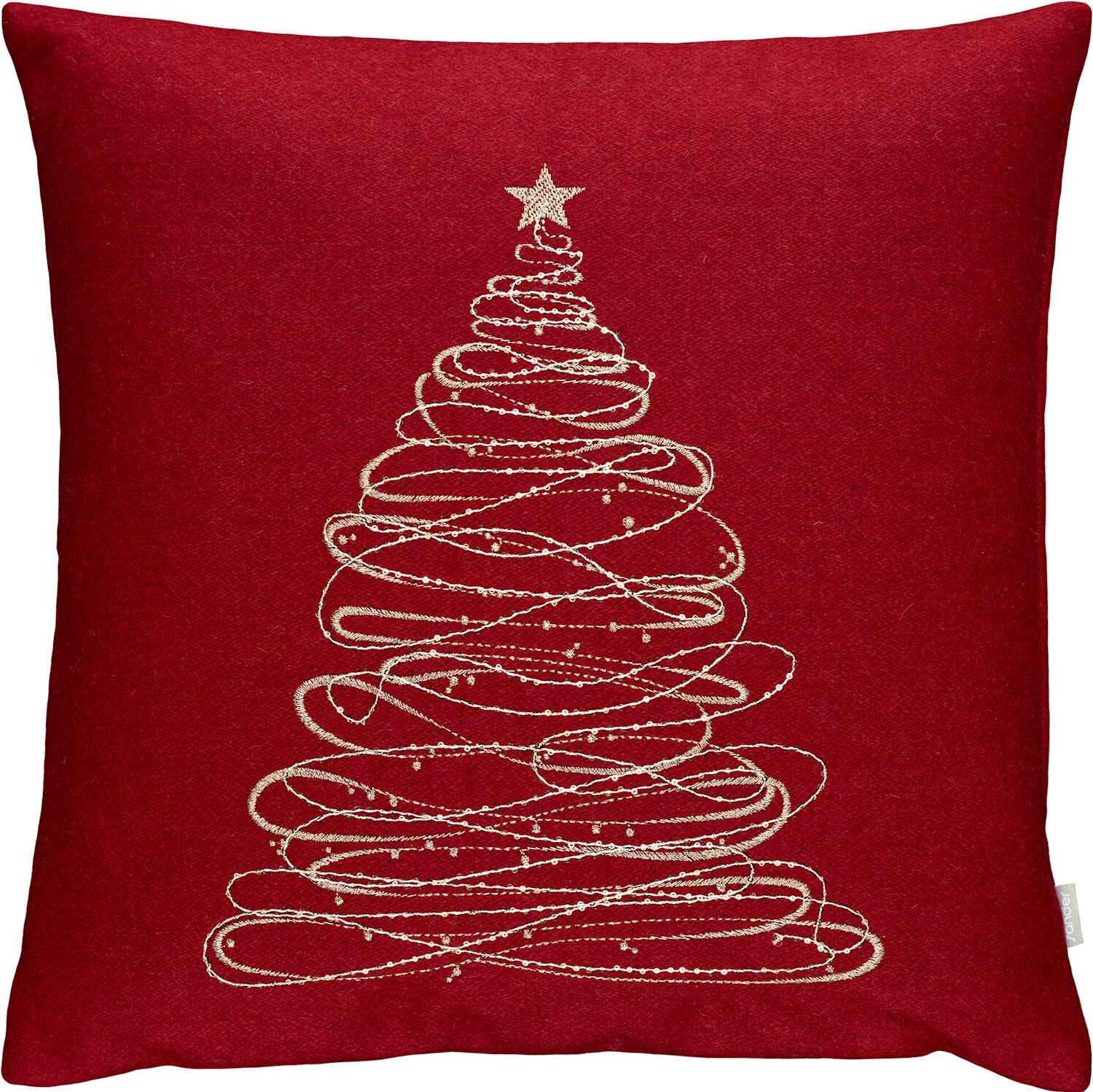 Sander Vlnená obliečka na vankúš Dream Tree, 40 x 40 cm, red 825886-01