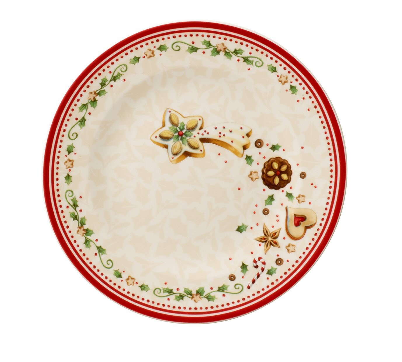 Villeroy & Boch Winter Bakery Delight dezertný tanier padajúca hviezda, 22 cm 14-8612-2642