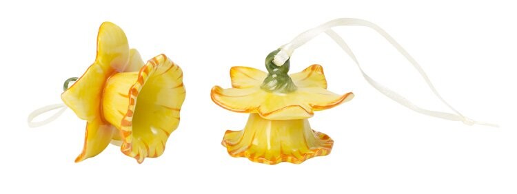 Villeroy & Boch Mini Flower Bells súprava 2 ks porcelánových zvončekov, narcisy 14-5487-5522