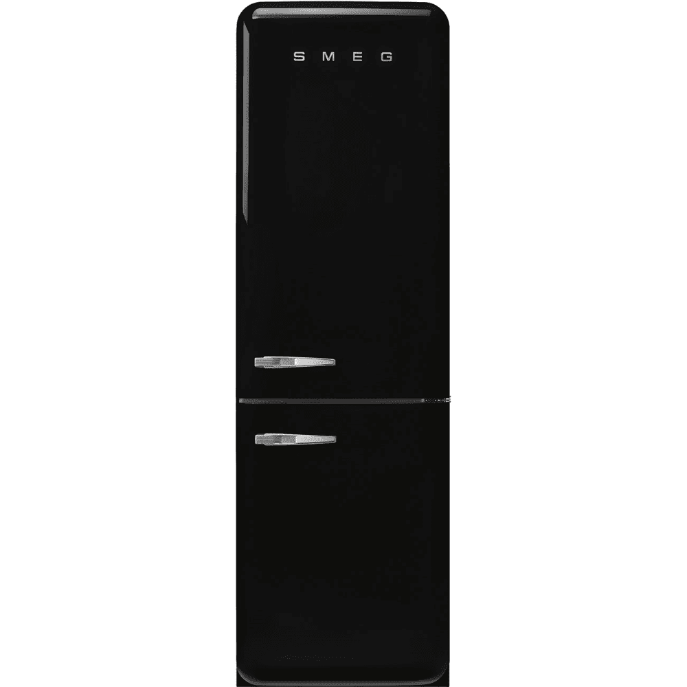 Smeg Chladnička s mraziacim boxom 50's Retro Style FAB32 R, 234l/97l, pravostranné otváranie, čierna FAB32RBL5