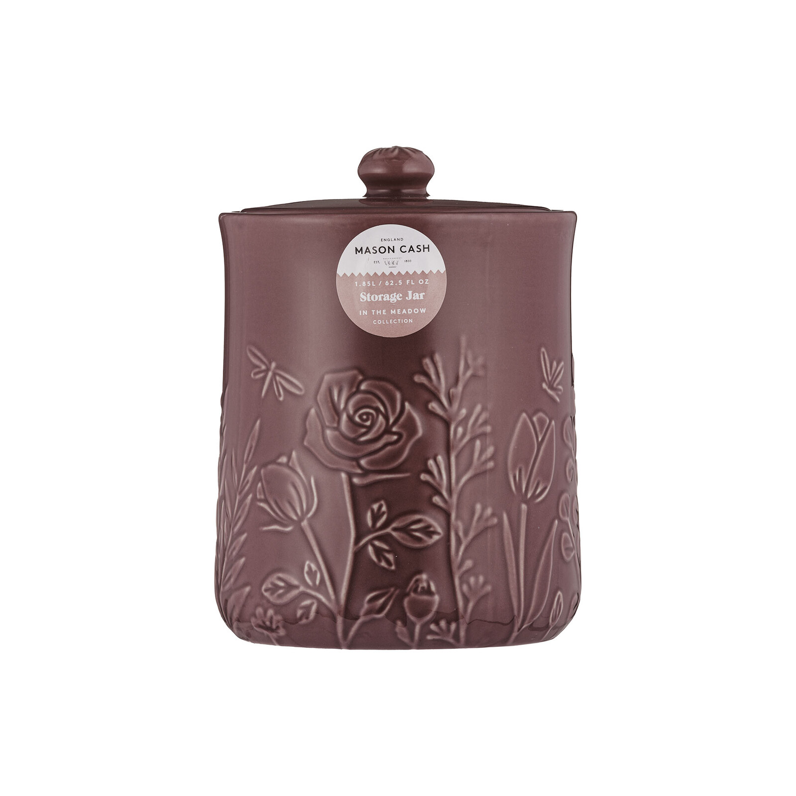 Mason Cash Kameninová dóza s vekom, In the Meadow, 1,85 l, purpurová 2002.311