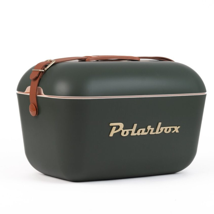Polarbox Chladiaci box Classic Gold 12 l, olivová PLB12/GF/GOLD