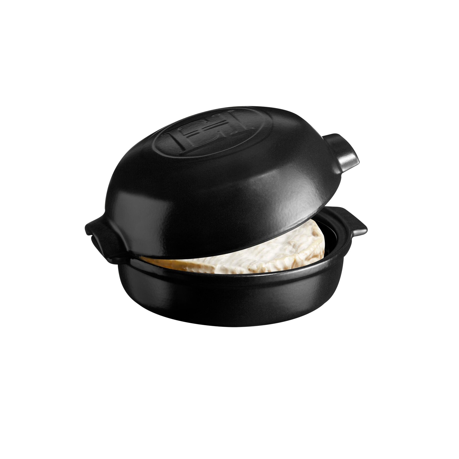 Emile Henry Zapekacia miska s vekom BBQ, čierna 718417B