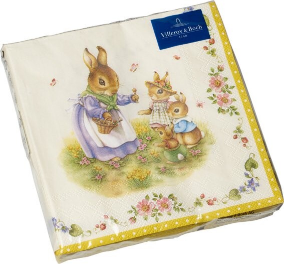 Villeroy & Boch Easter Accessoires obrúsky Easter Family, 33 x 33 cm 35-9072-0029