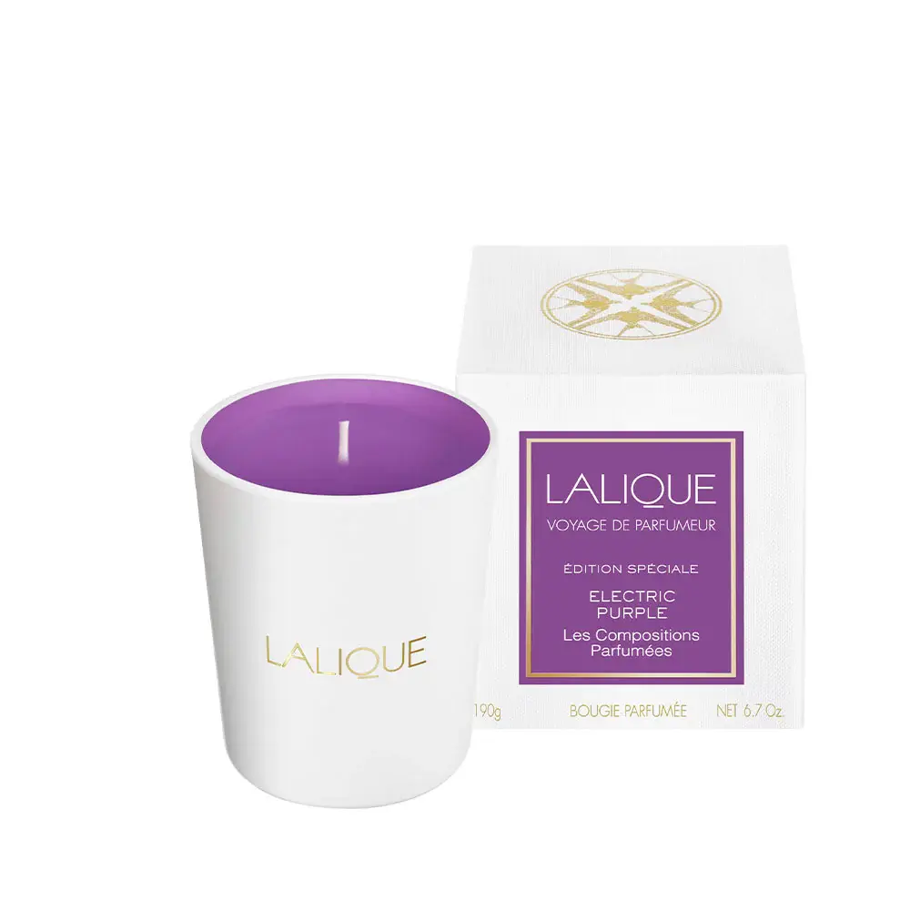 Lalique Vonná sviečka Electric Purple, 190 g  BFFB10181