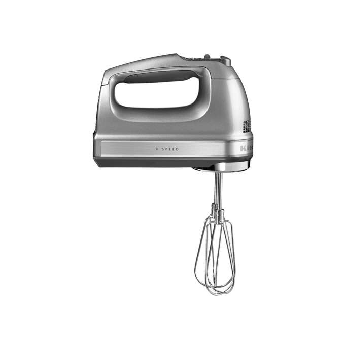KitchenAid Ručný elektrický šľahač 5KHM9212ECU, strieborný 5KHM9212ECU