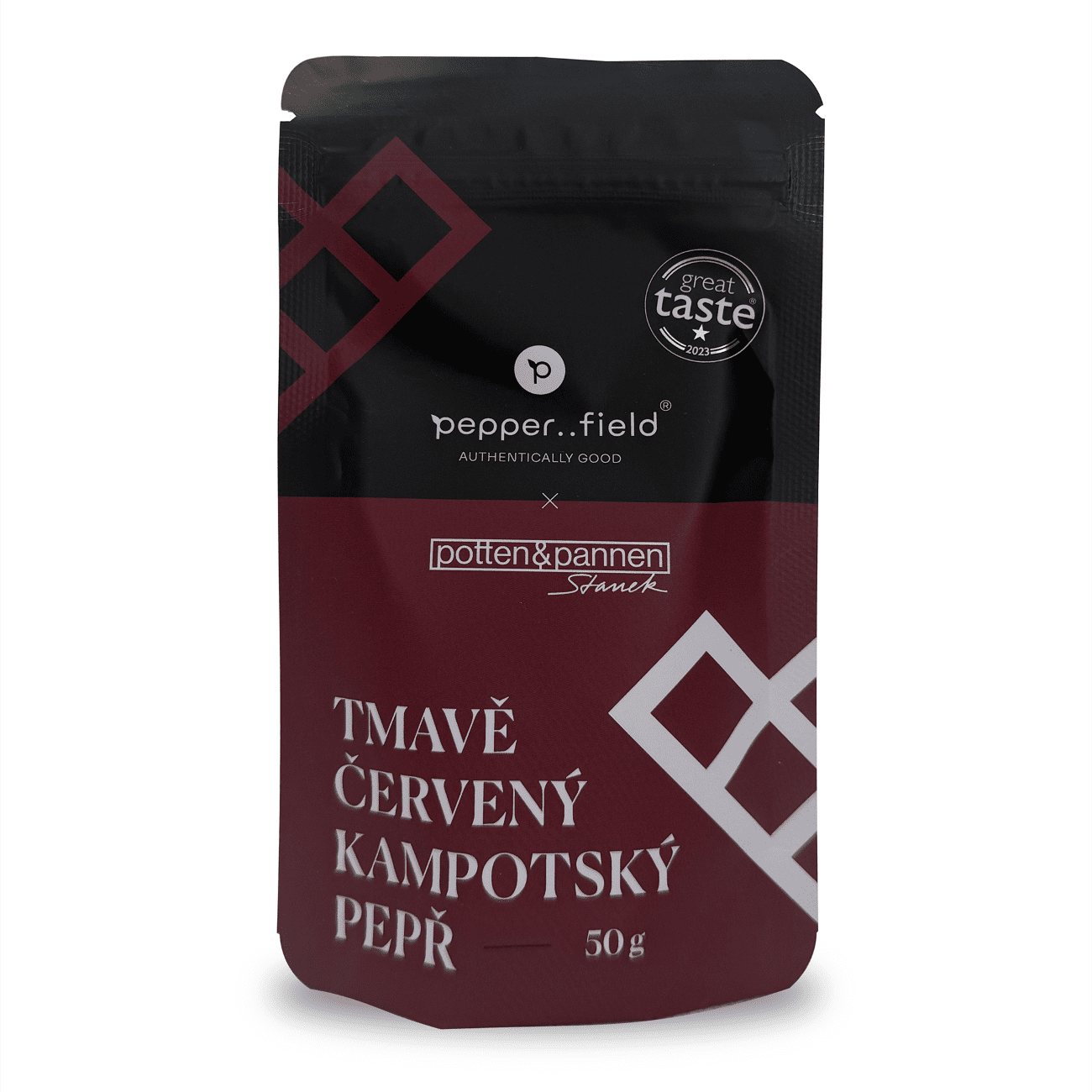 Pepperfield Kampotské tmavočervené korenie, 50g DOY-DARK-50