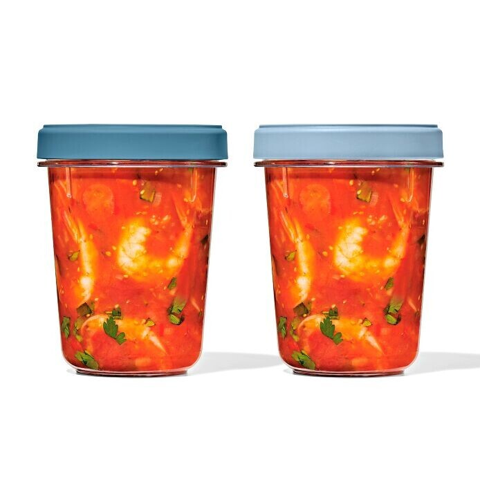 OXO Sada stohovateľných dóz na potraviny Twist&Stack, 950 ml, 2 ks 11393600