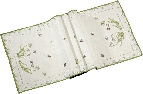 Villeroy & Boch Colourful Spring behúň na stôl snežienky, 49 x 143 cm 14-8663-6150