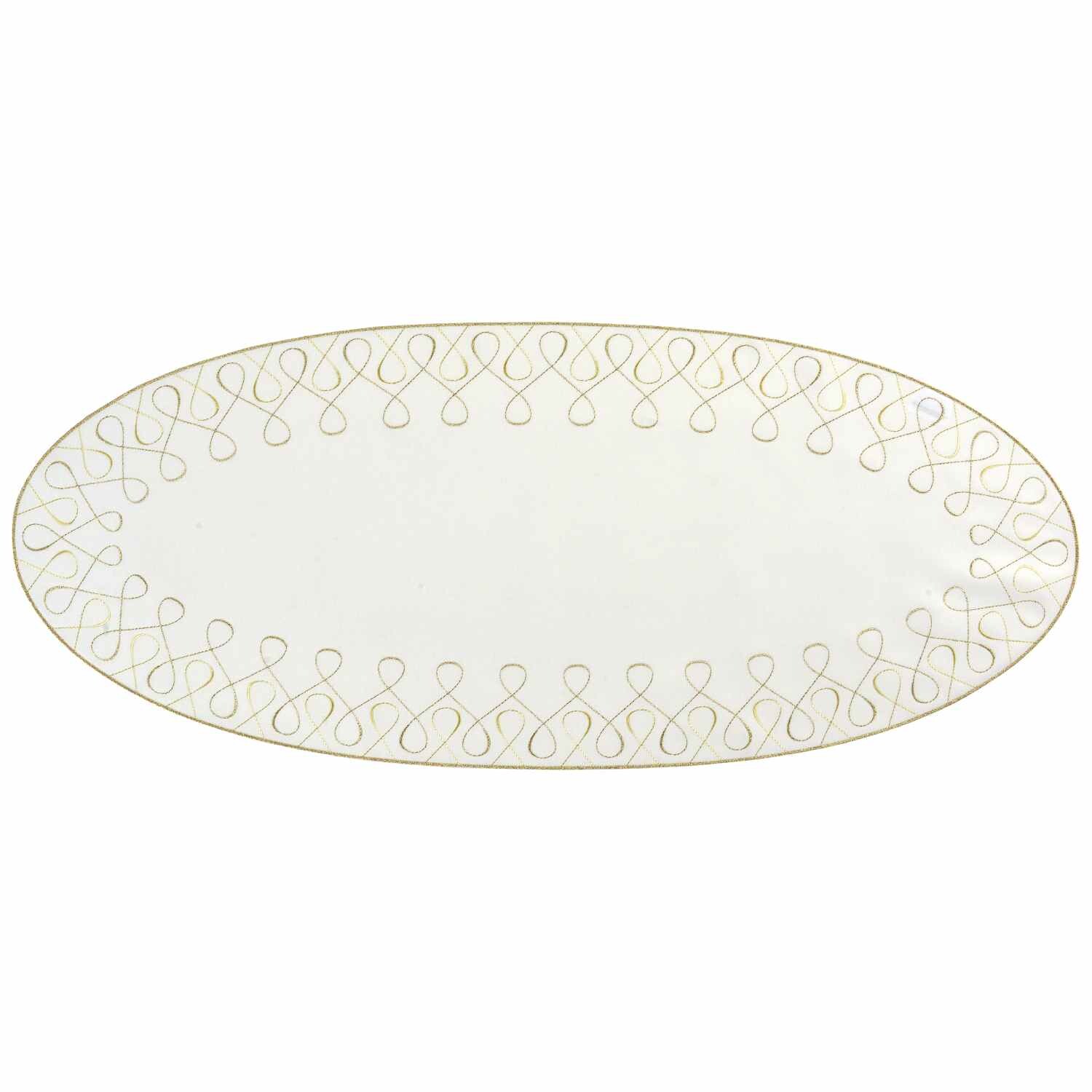 Sander Oválne prestieranie Curly, 36 x 88 cm, ecru 826857-29