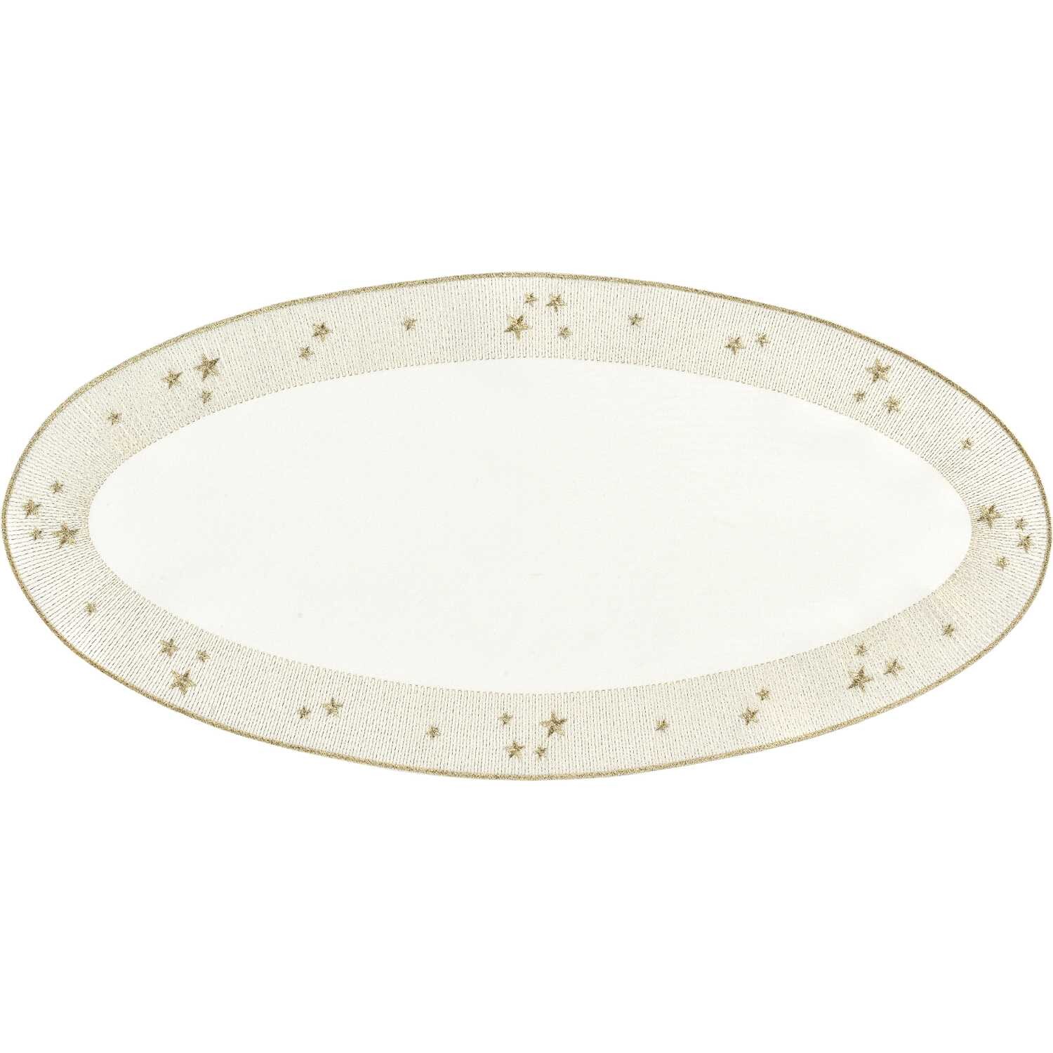 Sander Oválne prestieranie Starlight, 28 x 58 cm, ecru 826953-29