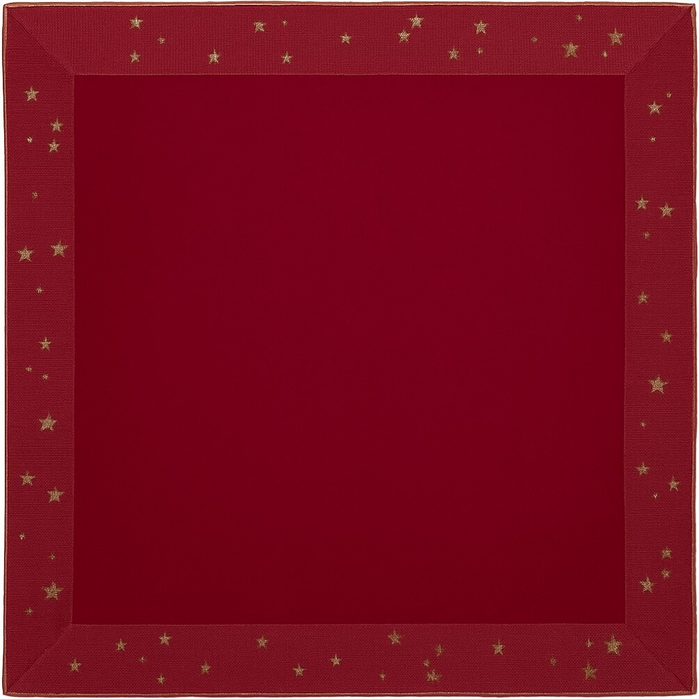 Sander Obrus Starlight, 85 x 85 cm, burgundy 826903-26