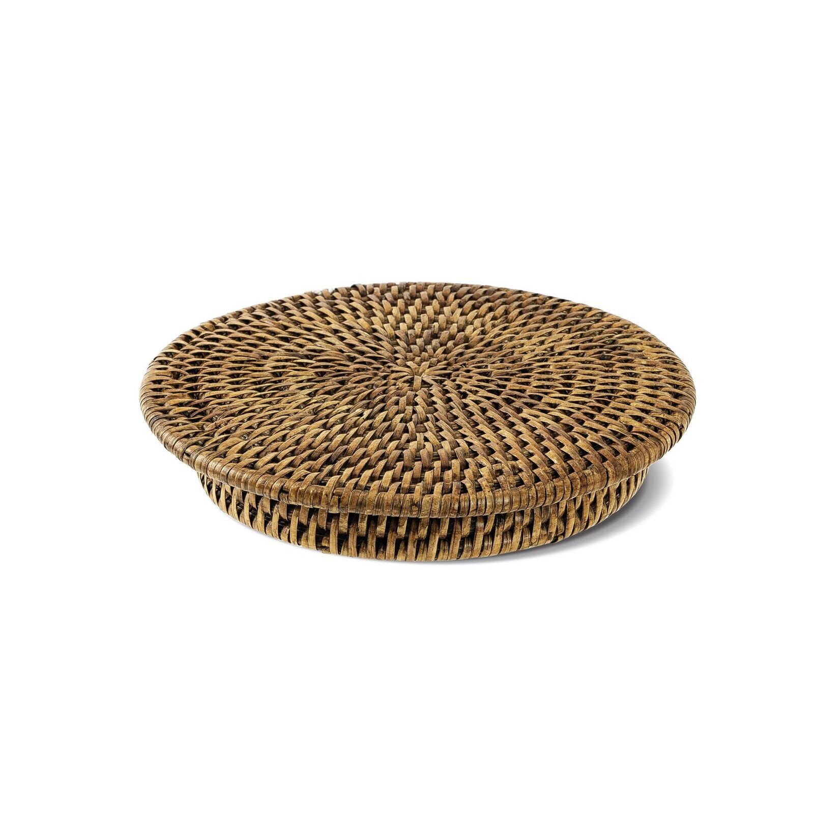 Sambonet Ratanový podnos na koláč, kolekcia Radici, Ø 24,5 cm, medovo hnedá 58230-24