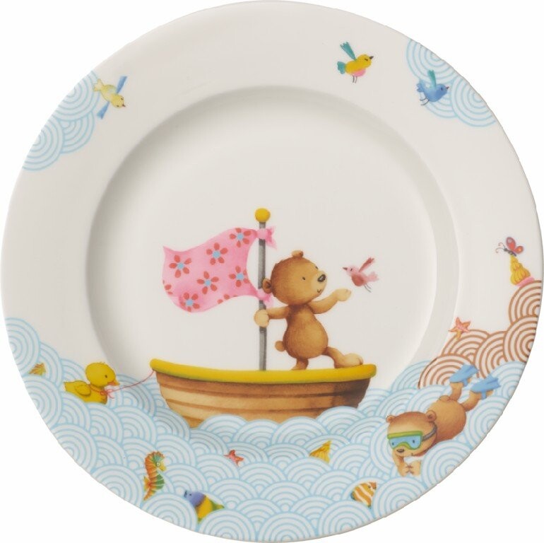 Villeroy & Boch Happy as a Bear detský jedálenský tanier, 22 cm 14-8664-2640