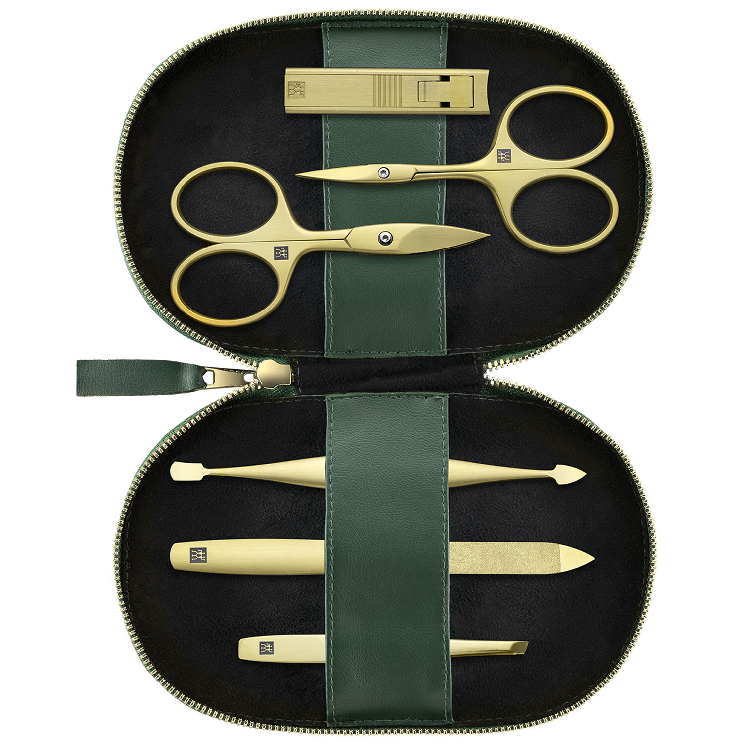 Zwilling Beauty Premium Gold Edition manikúra AppleSkin, 6 ks, zelená 97019-004-0