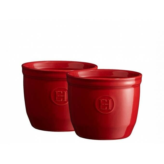 Emile Henry Súprava ramequin, Ø 8,5 cm, 2 ks, granátová 344008