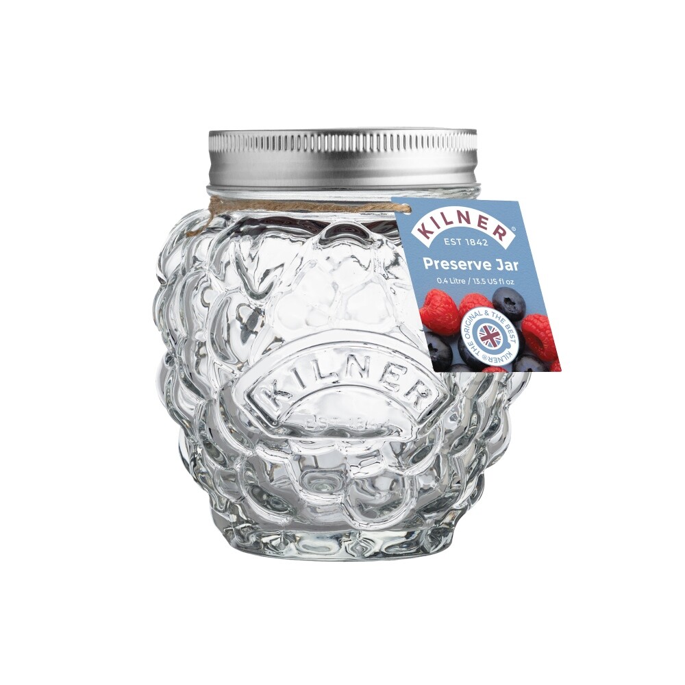 Kilner Ozdobný zavárací pohár v tvare maliny/černice, 400 ml 0025.056