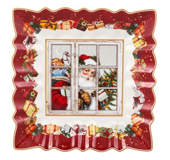 Villeroy & Boch Toy's Fantasy štvorcová misa, Santa Claus, 23 x 23 cm 14-8332-3718