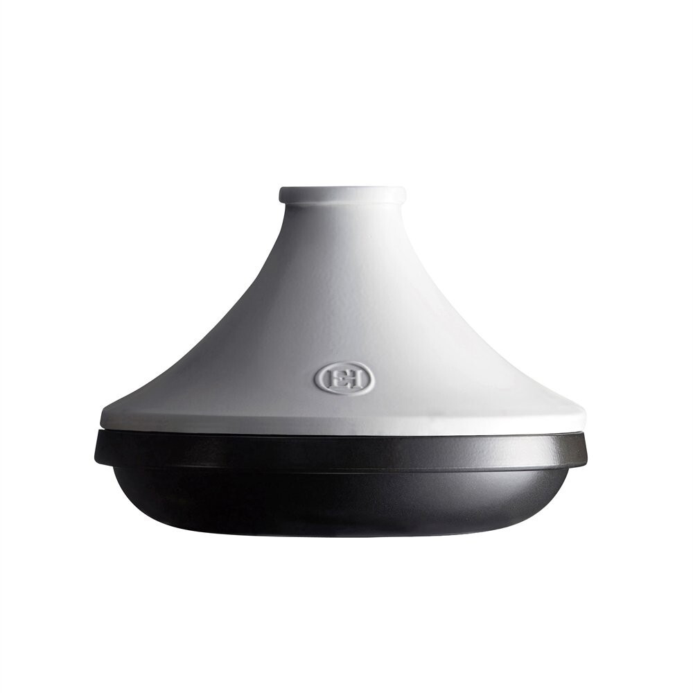 Emile Henry Keramický hrniec tajine na indukčnú varnú dosku Delight, bridlicová s bielym vrchnákom, Ø 26 cm 779567