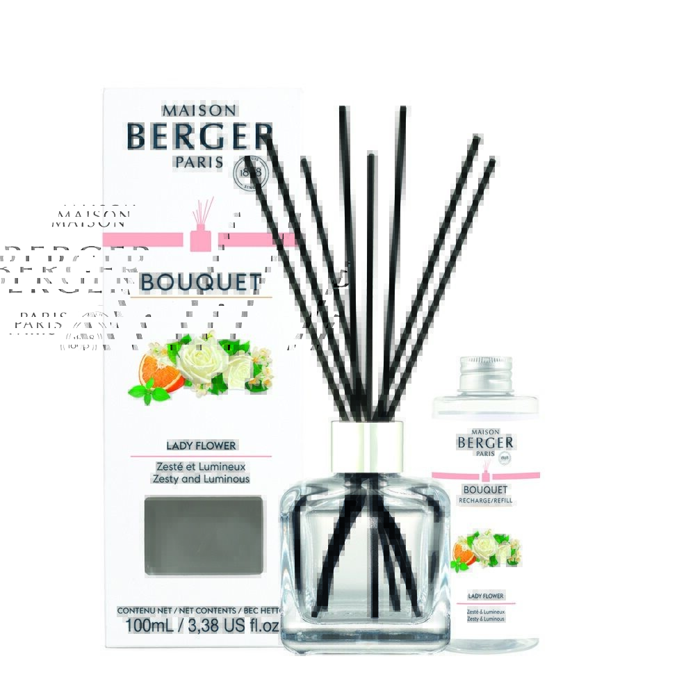 Maison Berger Paris Aróma difuzér Cube + náplň Lady Flower 100 ml 7843