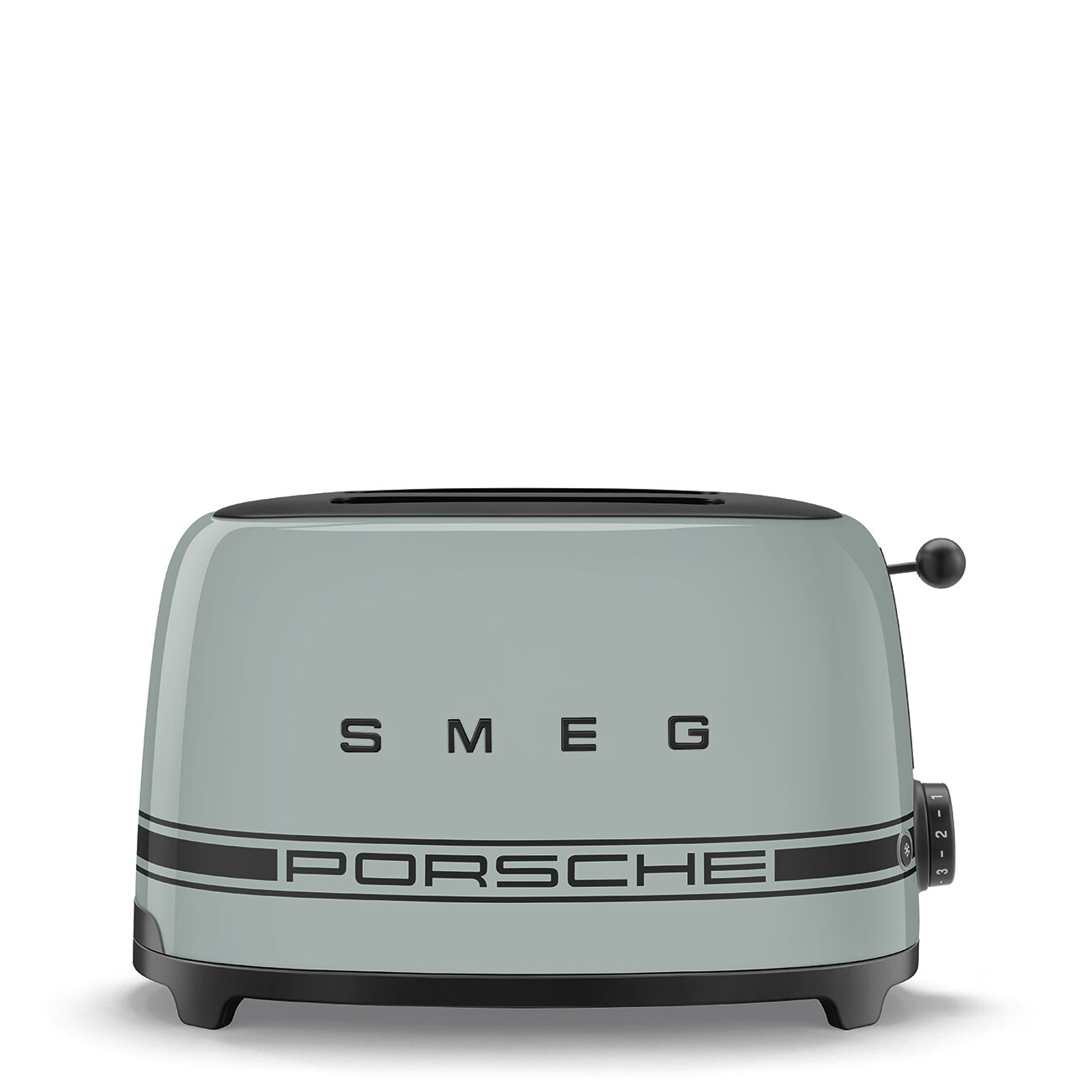 Smeg Sendvičovač Porsche x SMEG, 50's Retro Style, 2x2 950 W, šedozelený TSF01PSGEU