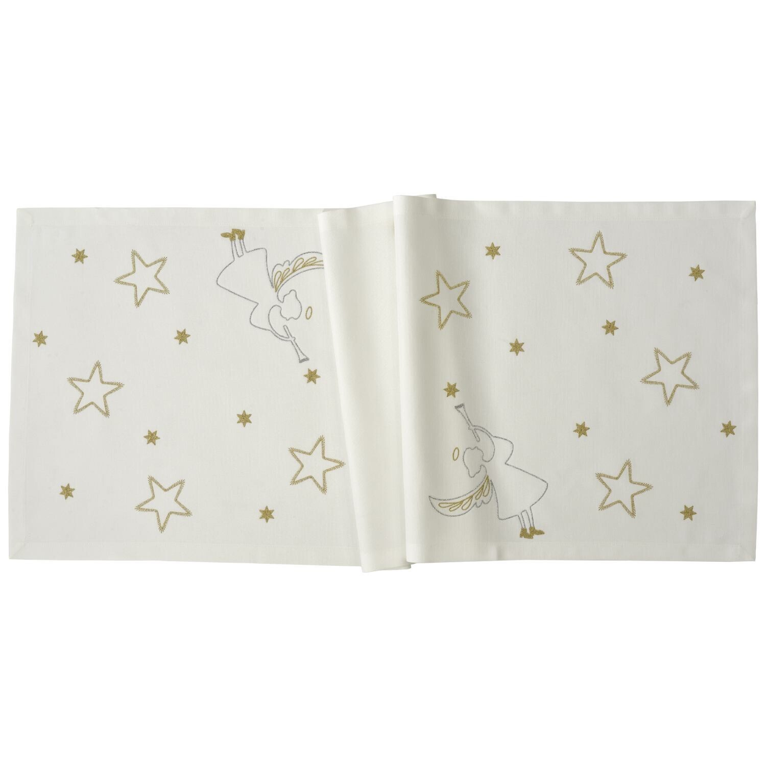 Sander Behúň na stôl Stardust, 50 × 150 cm, ecru 828169-29