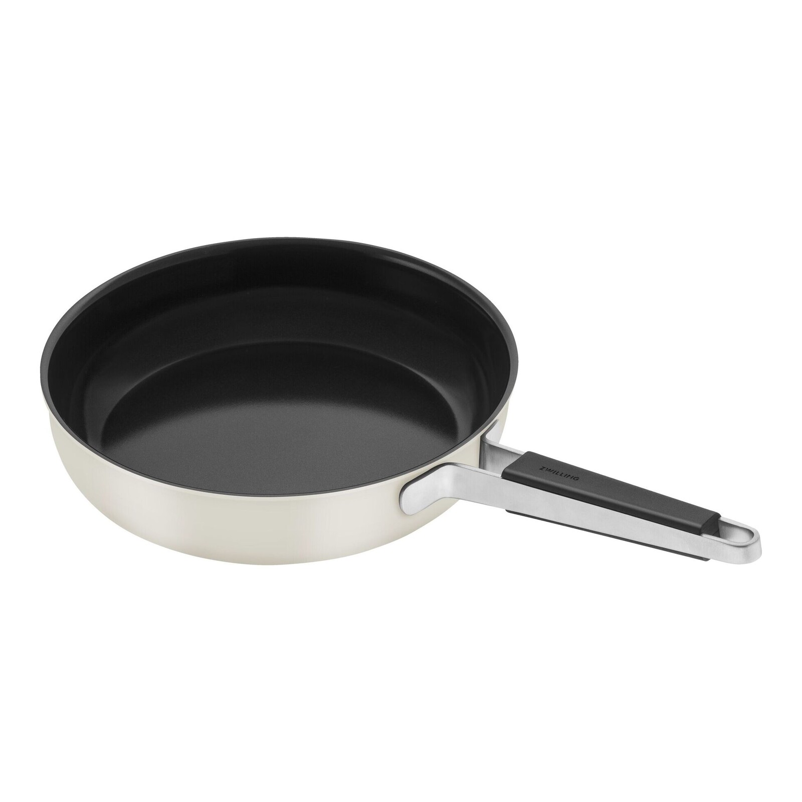 Zwilling Nepriľnavá panvica Pure s keramickým povrchom, Ø 28 cm, krémová 1028823