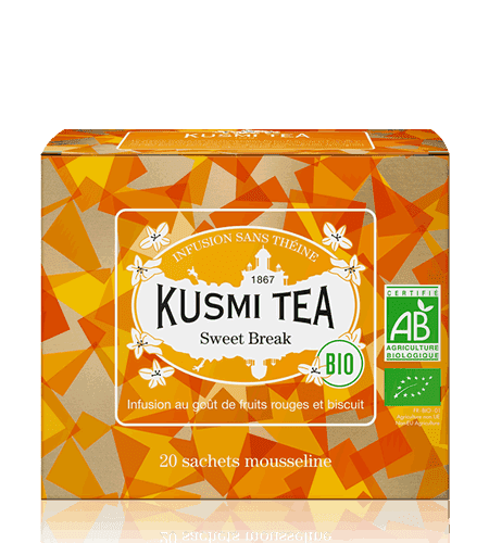 Kusmi Tea Porciovaný bylinný čaj Sweet Break Bio, 20 vrecúšok 21661A1120