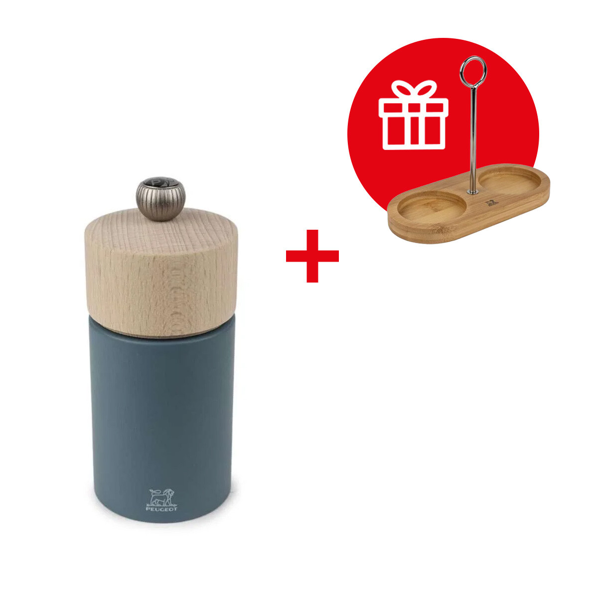 Peugeot Mlynček na korenie Boreal, 12 cm, morsky modrý 48181