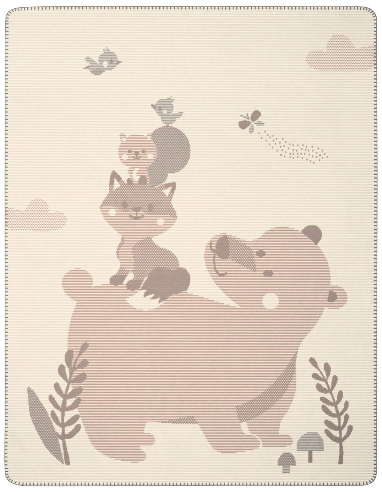 Villeroy & Boch Detská deka Foxy Friends, 75 x 100 cm 822055