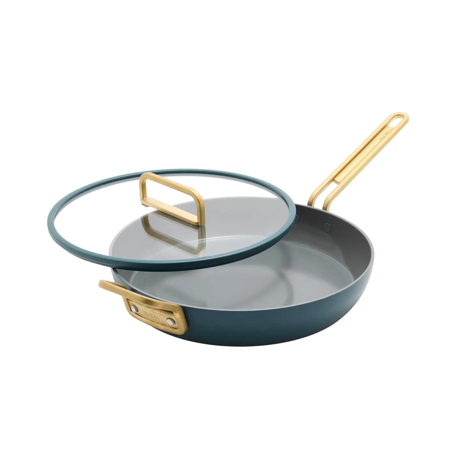 GreenPan Nepriľnavá keramická panvica s pokrievkou, Stanley Tucci, Ø 30 cm, tmavo zelená CC007794-004