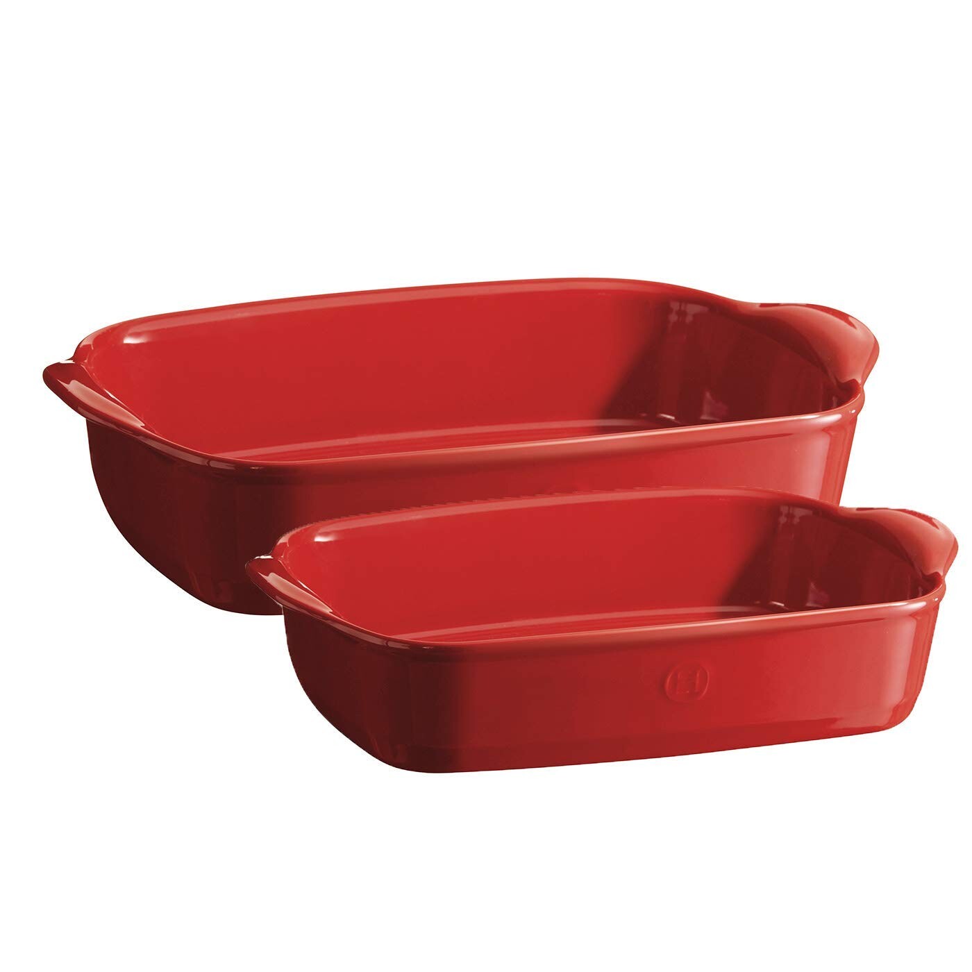 Emile Henry Misa na zapekanie ULTIME, sada 2 ks (misa M + L), granátová 349802