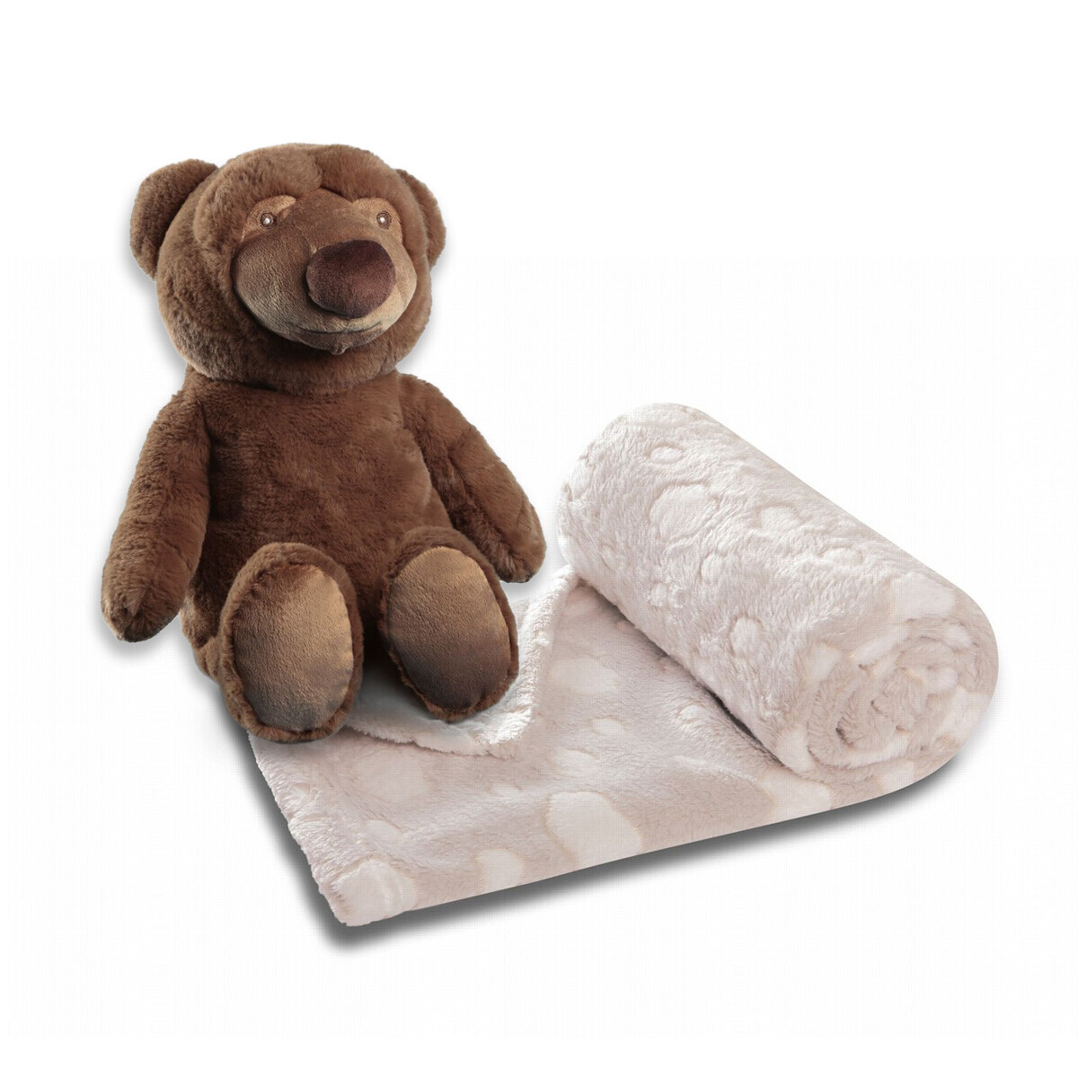 Hermann Biederlack Detská deka s plyšovým medveďom Brunem, 75 x 100 cm 822413