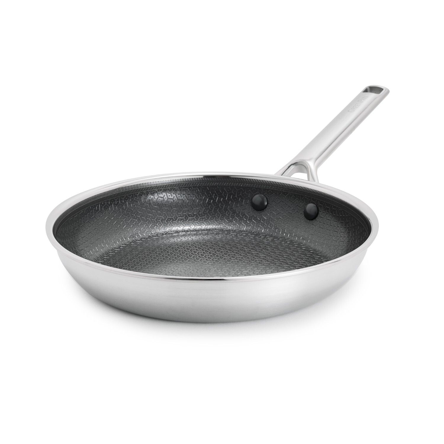 GreenPan Nerezová panvica s hybridným keramickým nepriľnavým povrchom Thermobond, kolekcia Apex, 24 cm CC010195-001