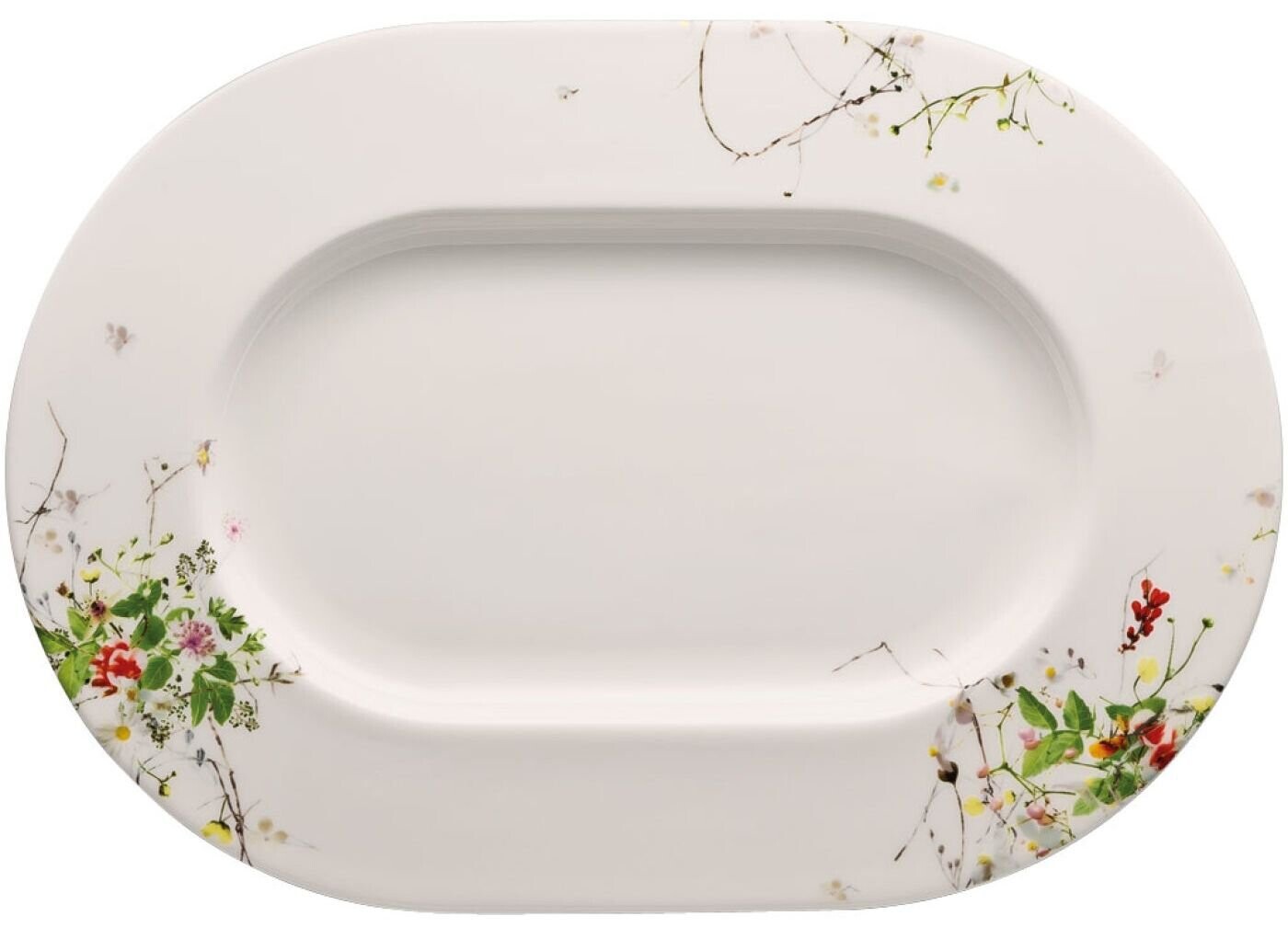 Rosenthal Brillance Fleurs Sauvages Oválny servírovací podnos, 34x24 cm 10530-405101-12734