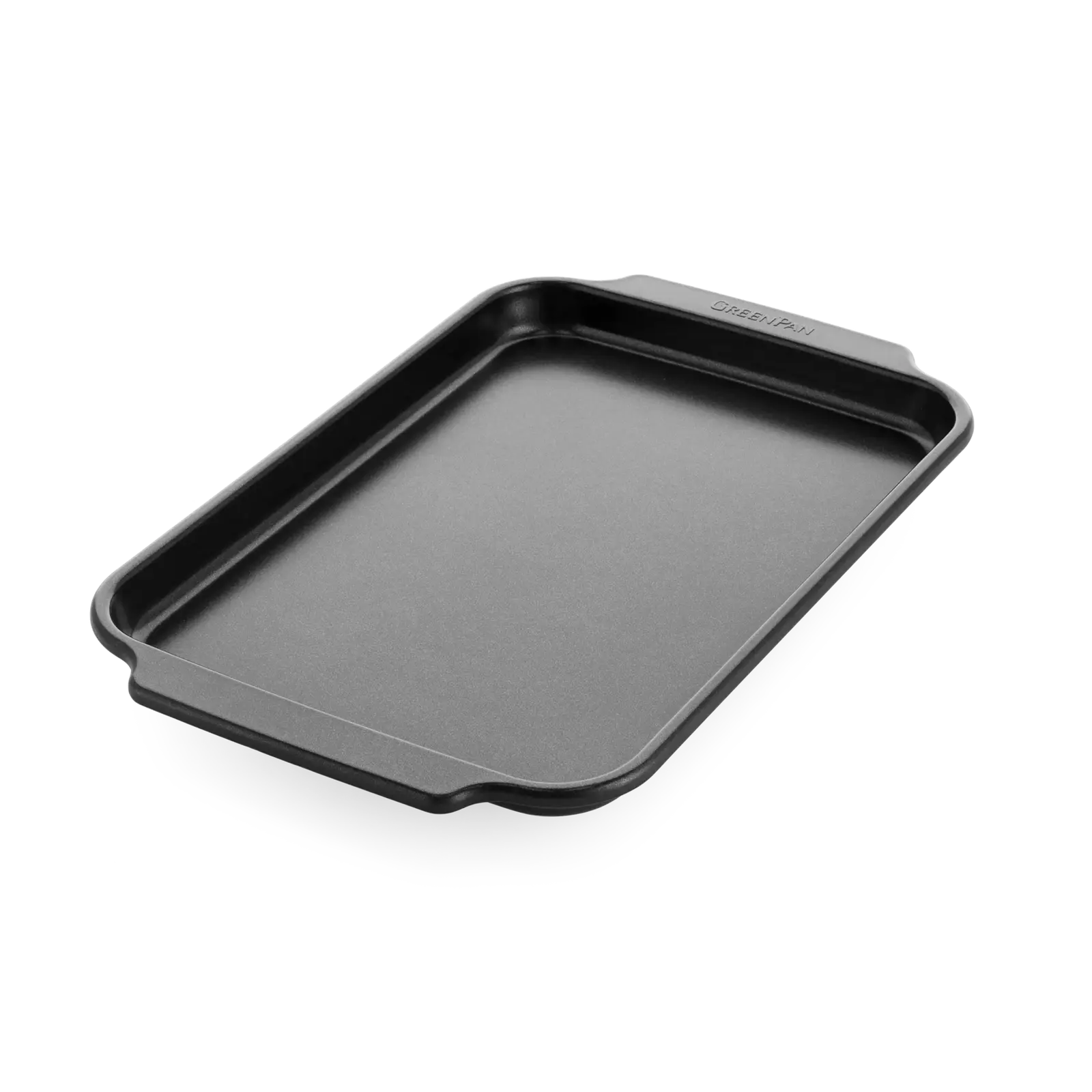 GreenPan Nízky plech na pečenie s nepriľnavým povrchom, Bistro, 33 × 23 cm, čierna CC007770-001