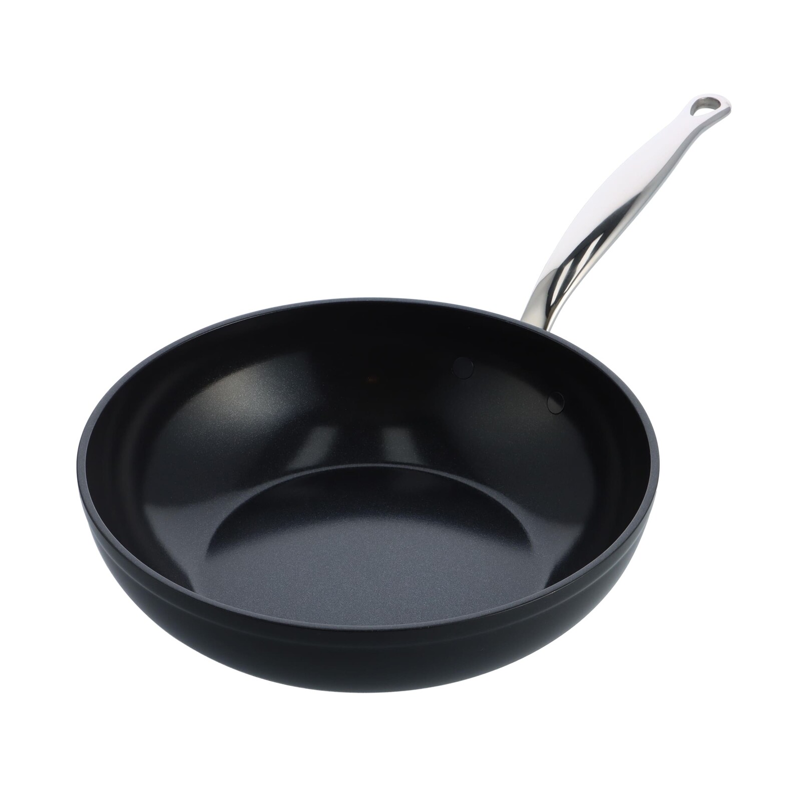 GreenPan Nepriľnavá keramická wok panvica Barcelona Pro, Ø 28 cm, čierna CC005326-001