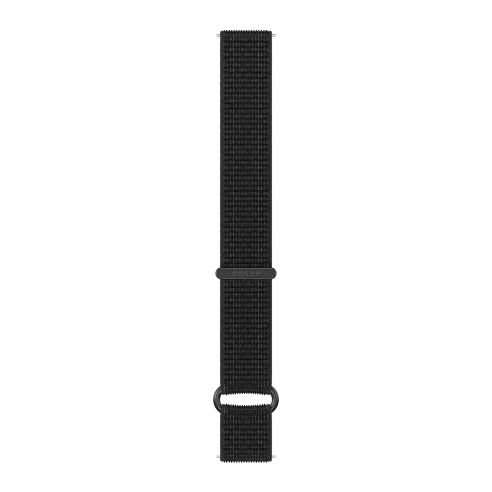 Polar Nylonový remienok 22 mm suchý zips M/L, čierna 910113029